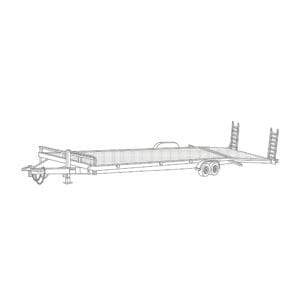82 x 32 Steel 10,000 lbs. Equipment Trailer