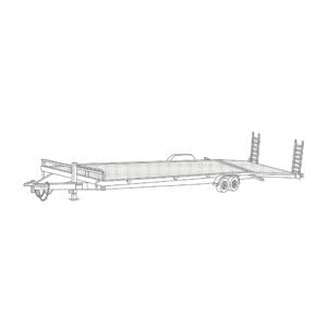 82 x 34 Steel 14,000 lbs. Equipment Trailer