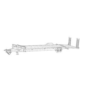 8.5 x 30 Deckover Trailer – Down Home